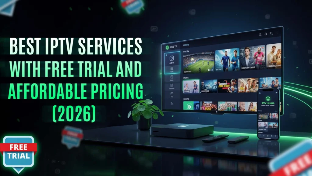 Best IPTV Services with Free Trial in 2026 5 Best IPTV Services