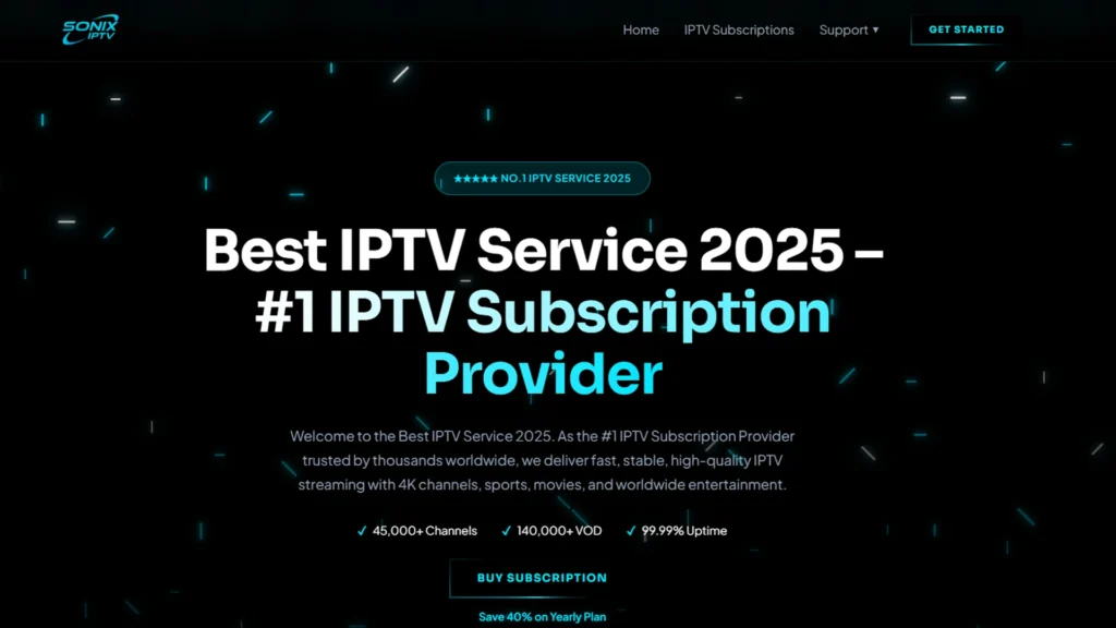 Best Adult IPTV Providers in 2026: 7 Proven Services That Actually Deliver 6 sonix iptv best adult iptv reliable server 2026
