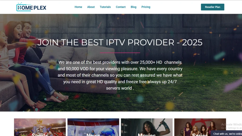 HomePlex IPTV — Best Overall Cheap IPTV Service