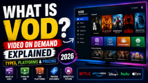 What Is VOD? Video on Demand Explained (Types, Platforms & Pricing 2026)