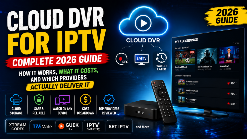 Cloud DVR for IPTV How It Works, What It Costs, and Which Providers Actually Deliver It (2026 Guide)