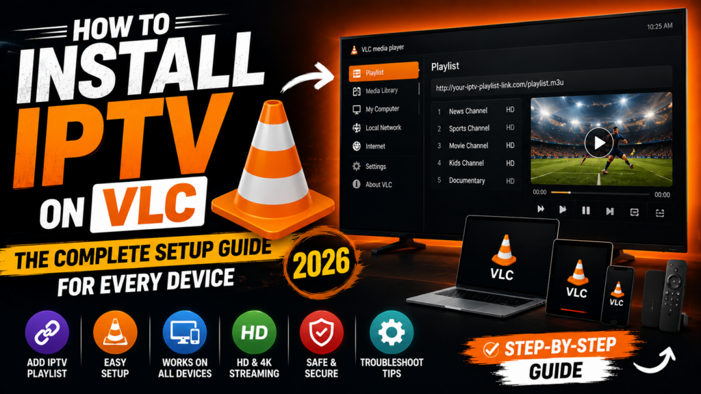 How to Install IPTV on VLC The Complete Setup Guide for Every Device (2026)