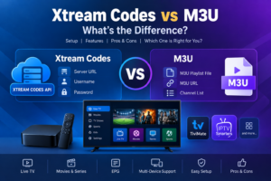Xtream Codes vs M3U What Is the Difference